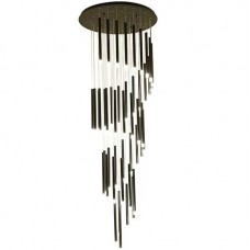 Φωτιστικό Κρεμαστό LED 120W 16200lm 230V Θερμό Φως σε Μαύρο Ματ 955FRANCIS120/30